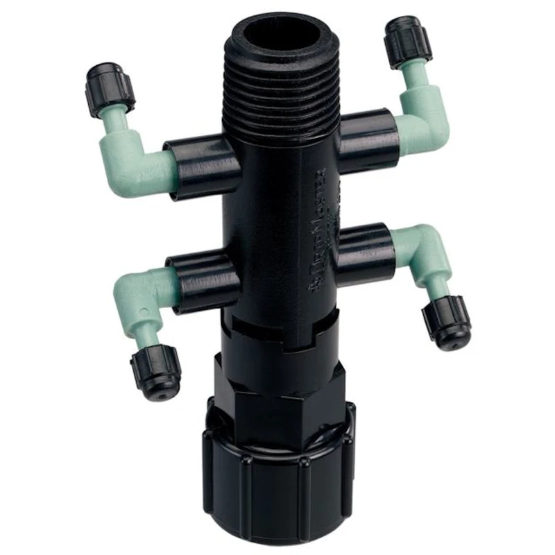 4 Ports Drip Irrigation Manifold