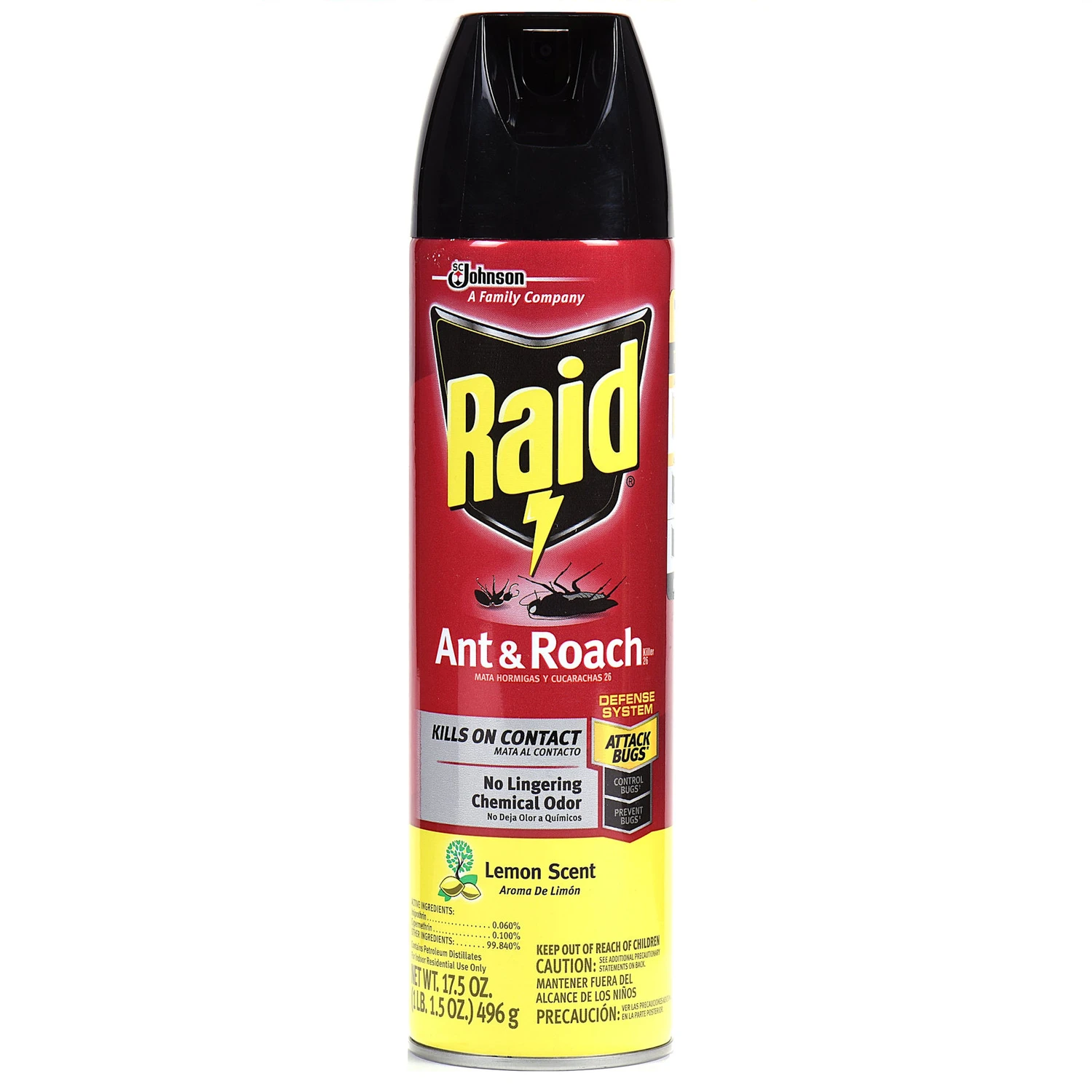 Ant & Roach Killer, Lemon-scent, 17.5 Oz.
