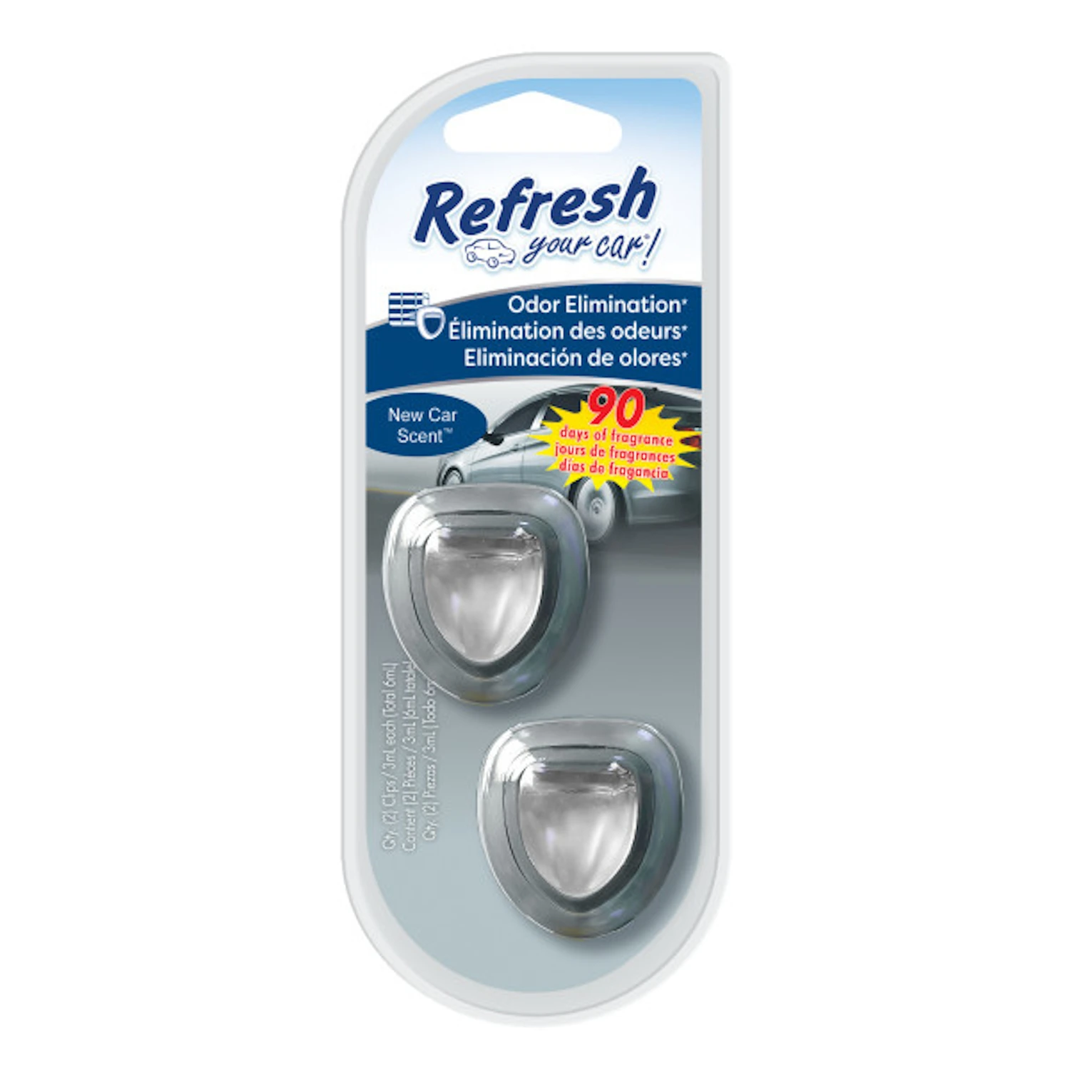 ! New Car Scent Mini Car Diffuser 0.7 Oz Liquid
